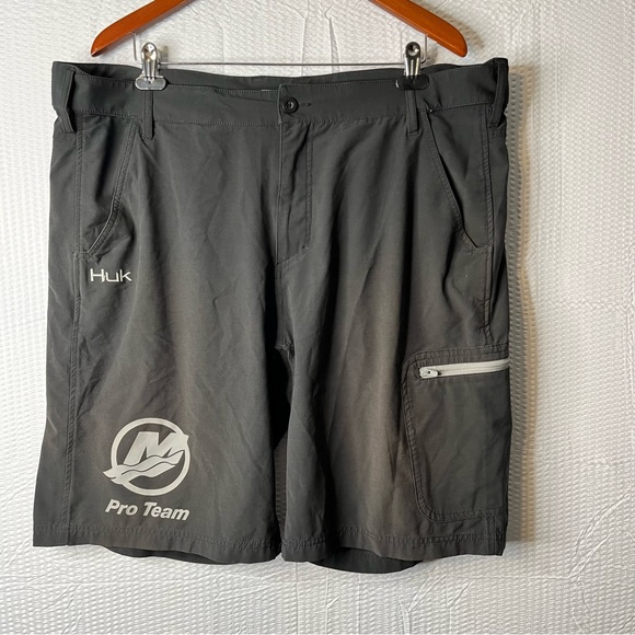 Huk Shorts Huk Fishing Shorts Mercury Pro Team Shorts Size Xxl